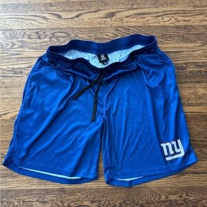NEW YORK GIANTS (NFL) Men's Blue Athletic Shorts. Almost new!